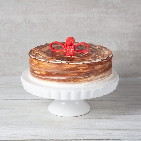 Tres leches cubierta de chocolate